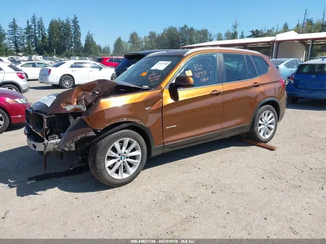 2017 BMW X3 Sdrive28i VIN 5UXWZ7C38H0V87248 фото 2