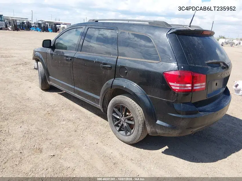 2020 Dodge Journey Se Value VIN 3C4PDCAB6LT235952 фото 3