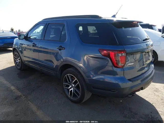 2018 Ford EXPLORER SPORT VIN 1FM5K8GT6JGB79387 фото 3