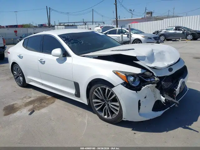 KNAE15LA7K6049536 — 2019 Kia Stinger, Передняя часть, фото до ремонта