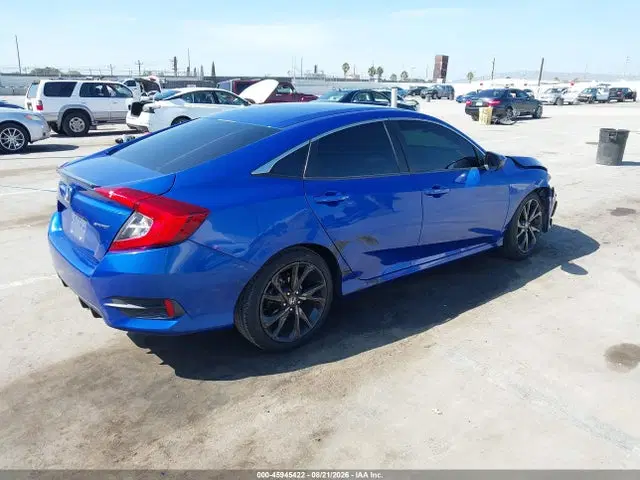 2019 Honda Civic Sport VIN 2HGFC2F8XKH504100 фото 4