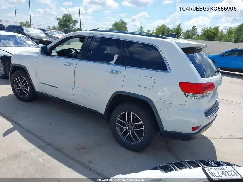 2019 Jeep Grand Cherokee Limited 4X2 VIN 1C4RJEBG9KC656906 фото 4