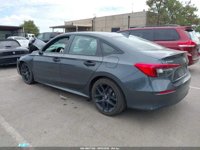 2024 Honda Civic Sport VIN 2HGFE2F52RH526067 фото 3