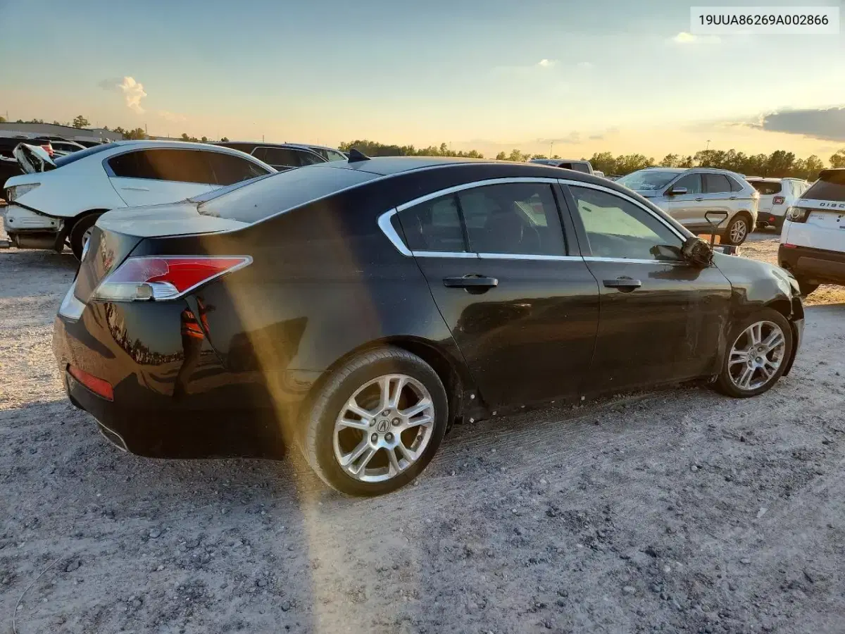 2009 Acura Tl VIN 19UUA86269A002866 фото 3