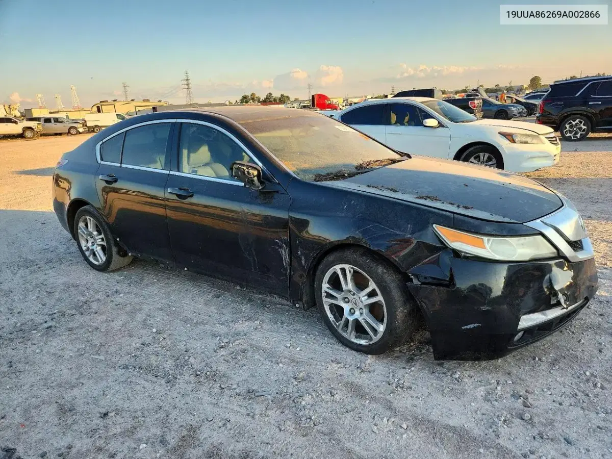 2009 Acura Tl VIN 19UUA86269A002866 фото 4