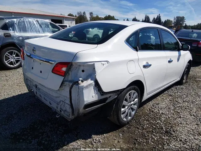 2019 Nissan SENTRA S VIN 3N1AB7AP1KY374986 фото 4