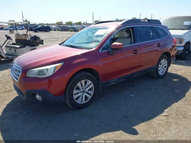 2016 Subaru Outback 2.5i Premium VIN 4S4BSACC2G3278370 фото 2