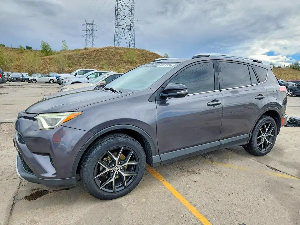 JTMJFREV0GJ083817 — 2016 Toyota RAV4, задняя часть, фото до ремонта