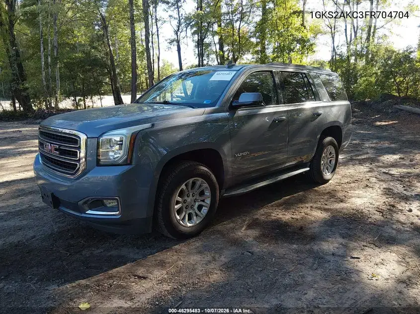 2015 GMC Yukon Sle VIN 1GKS2AKC3FR704704 фото 3