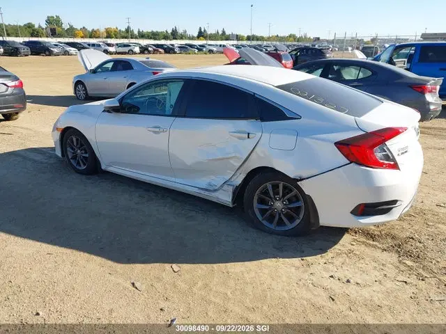 2020 Honda CIVIC EX VIN 2HGFC2F7XLH021327 фото 3