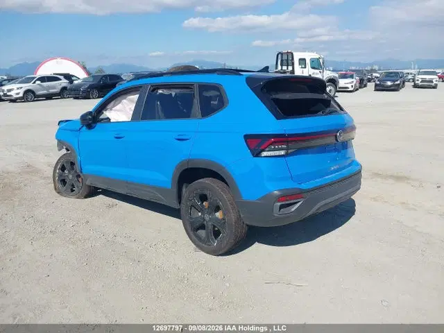 2026 Volkswagen Taos Se Black VIN 3VV2C7B20TM078983 фото 3