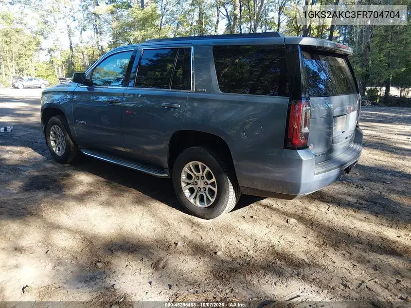 2015 GMC Yukon Sle VIN 1GKS2AKC3FR704704 фото 4