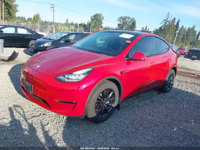 2021 Tesla Model Y Long Range Dual Motor All-wheel Drive VIN 5YJYGDEE4MF240914 фото 2