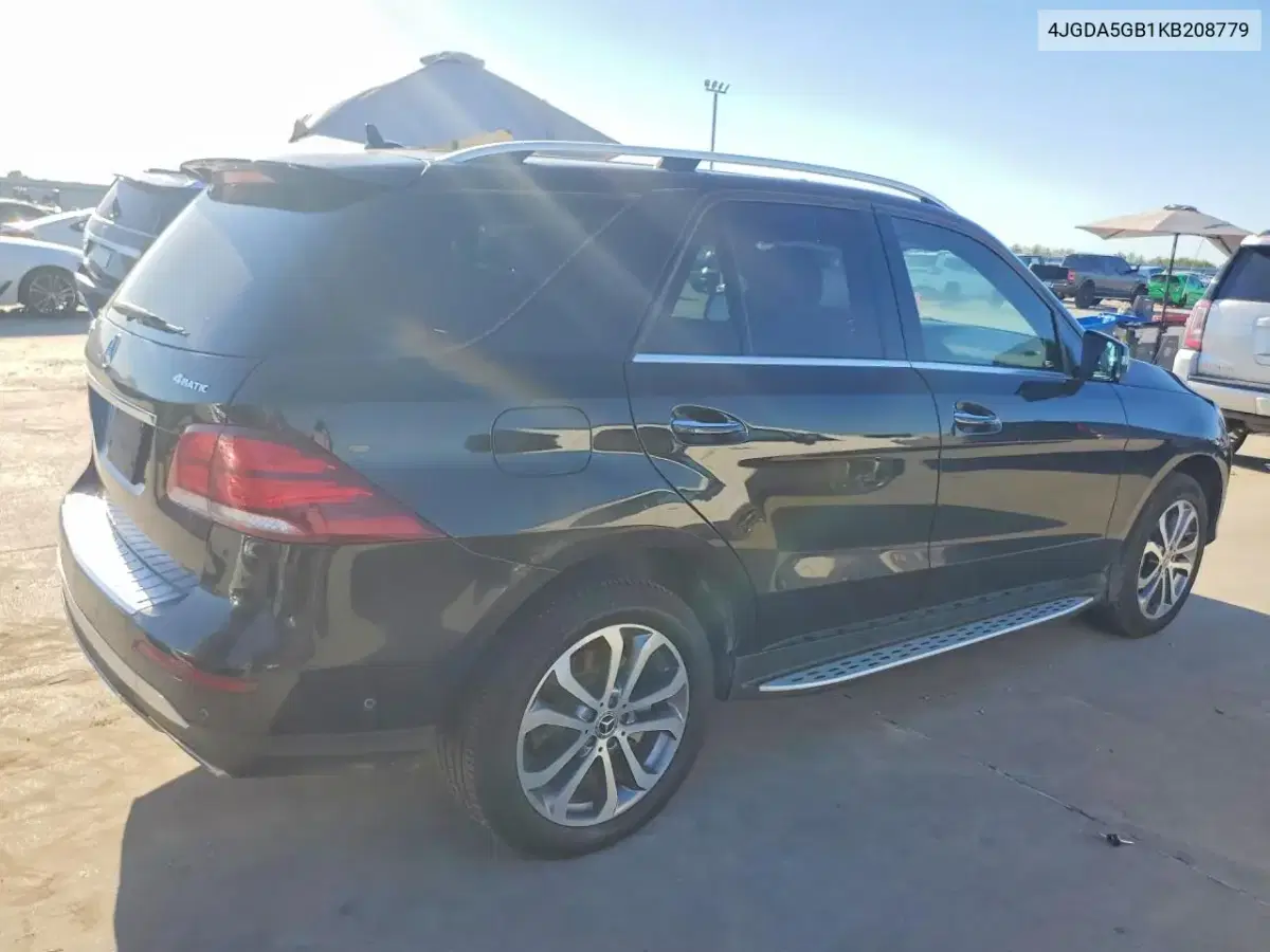 2019 Mercedes-Benz Gle 400 4Matic VIN 4JGDA5GB1KB208779 фото 3
