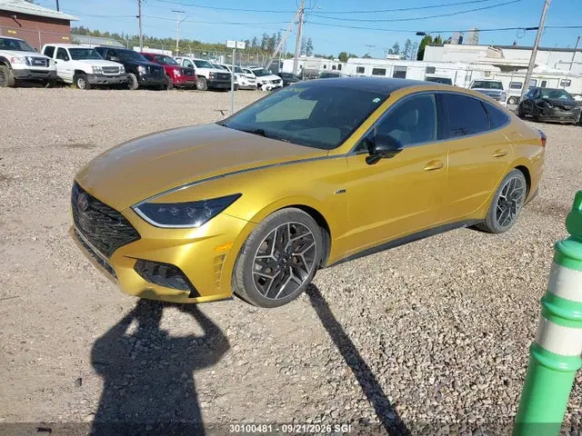 2021 Hyundai Sonata N Line VIN 5NPEK4JC4MH112423 фото 2