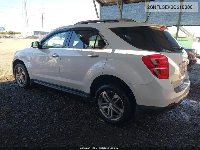 2016 Chevrolet Equinox Ltz VIN 2GNFLGEK3G6183861 фото 4
