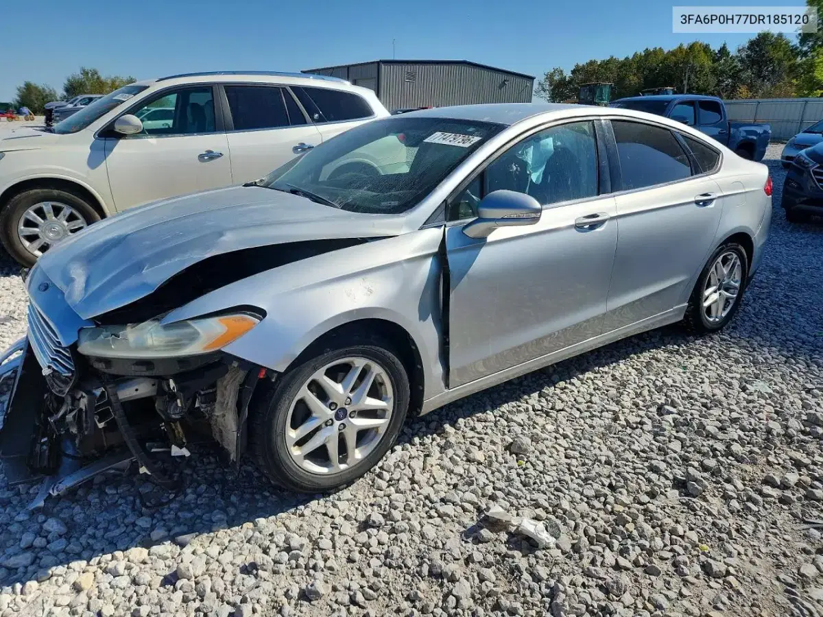 3FA6P0H77DR185120 — 2013 Ford Fusion, передняя часть, фото до ремонта