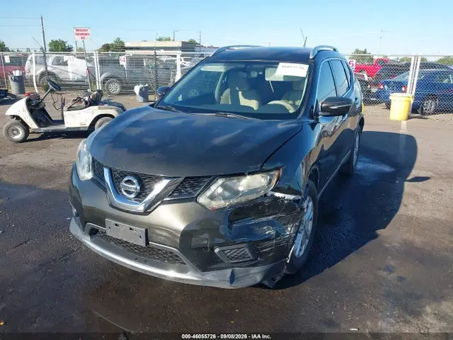 2015 Nissan ROGUE SV VIN KNMAT2MT9FP534786 фото 2