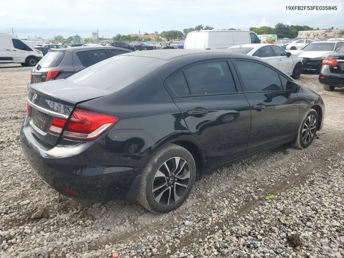 2015 Honda Civic Lx VIN 19XFB2F53FE035845 фото 3