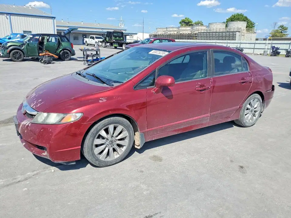 19XFA16809E040223 — 2009 Honda Civic, Задняя часть, фото до ремонта