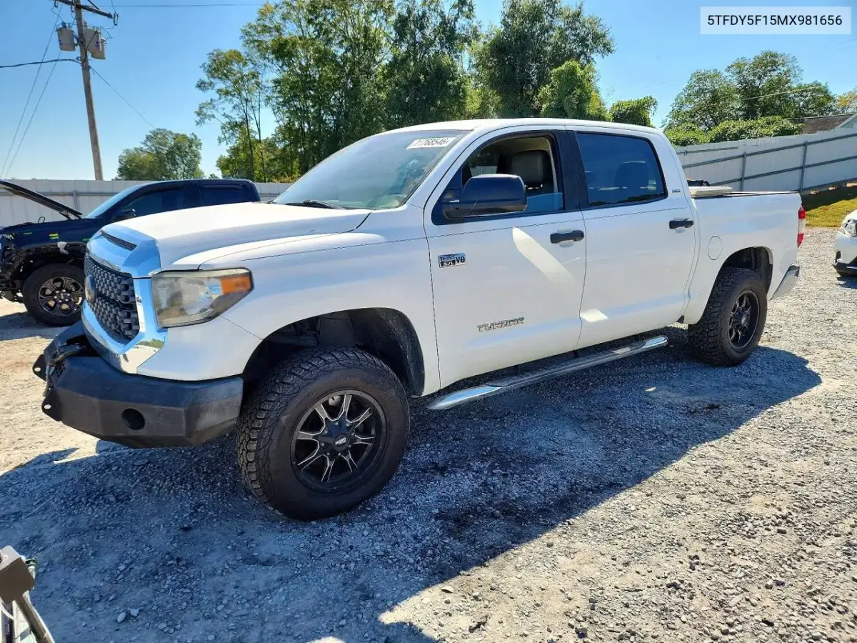 5TFDY5F15MX981656 — 2021 Toyota Tundra, Сторона, фото до ремонта
