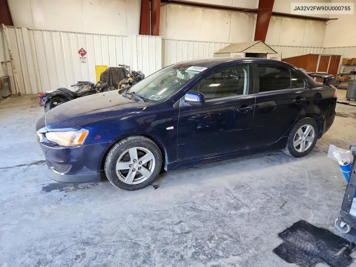 JA32V2FW9DU000755 — 2013 Mitsubishi Lancer, естественный износ, фото до ремонта