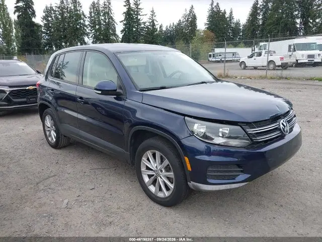WVGAV3AX9EW518885 — 2014 Volkswagen Tiguan SE, Передняя часть, фото до ремонта