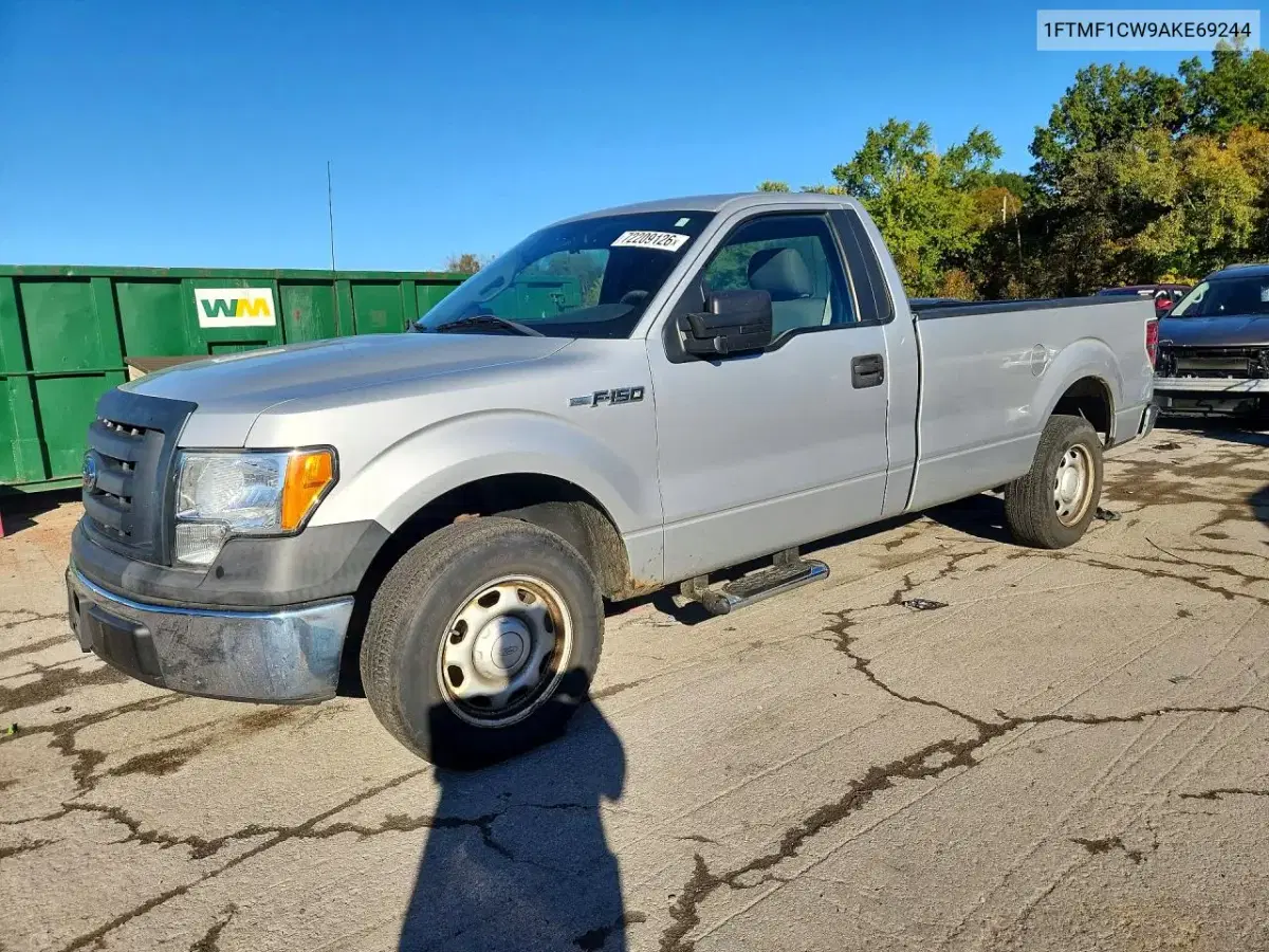 1FTMF1CW9AKE69244 — 2010 Ford F-150, механические повреждения, фото до ремонта