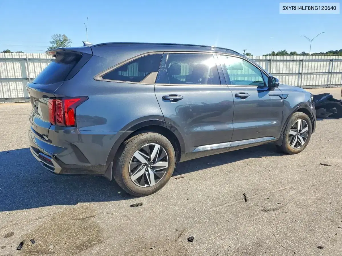 2022 Kia Sorento Ex VIN 5XYRH4LF8NG120640 фото 3