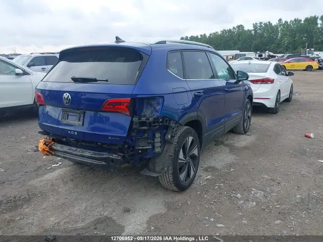 2024 Volkswagen TAOS SE VIN 3VVUX7B22RM091160 фото 4