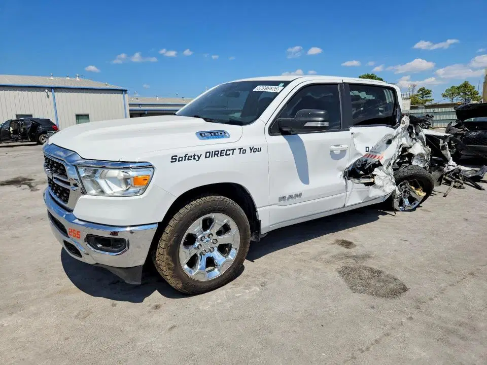 1C6RRFFG4NN311498 — 2022 RAM 1500, Задняя часть, фото до ремонта