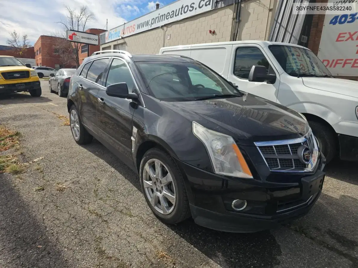 3GYFNFE43AS582240 — 2010 Cadillac SRX, вандализм, фото до ремонта