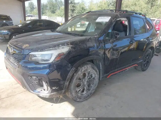 2021 Subaru Forester Sport VIN JF2SKARC8MH543661 фото 2