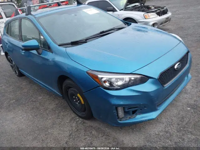 4S3GTAM63K3710621 — 2019 Subaru Impreza 2.0I Sport, Естественный износ, фото до ремонта