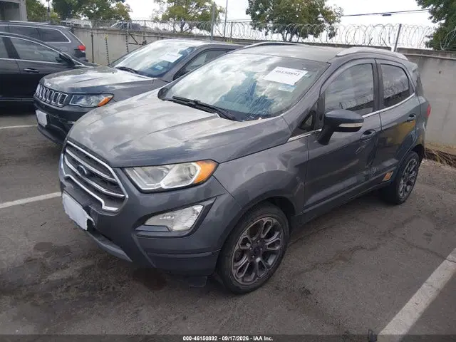 2019 Ford Ecosport Titanium VIN MAJ3S2KE1KC268154 фото 2
