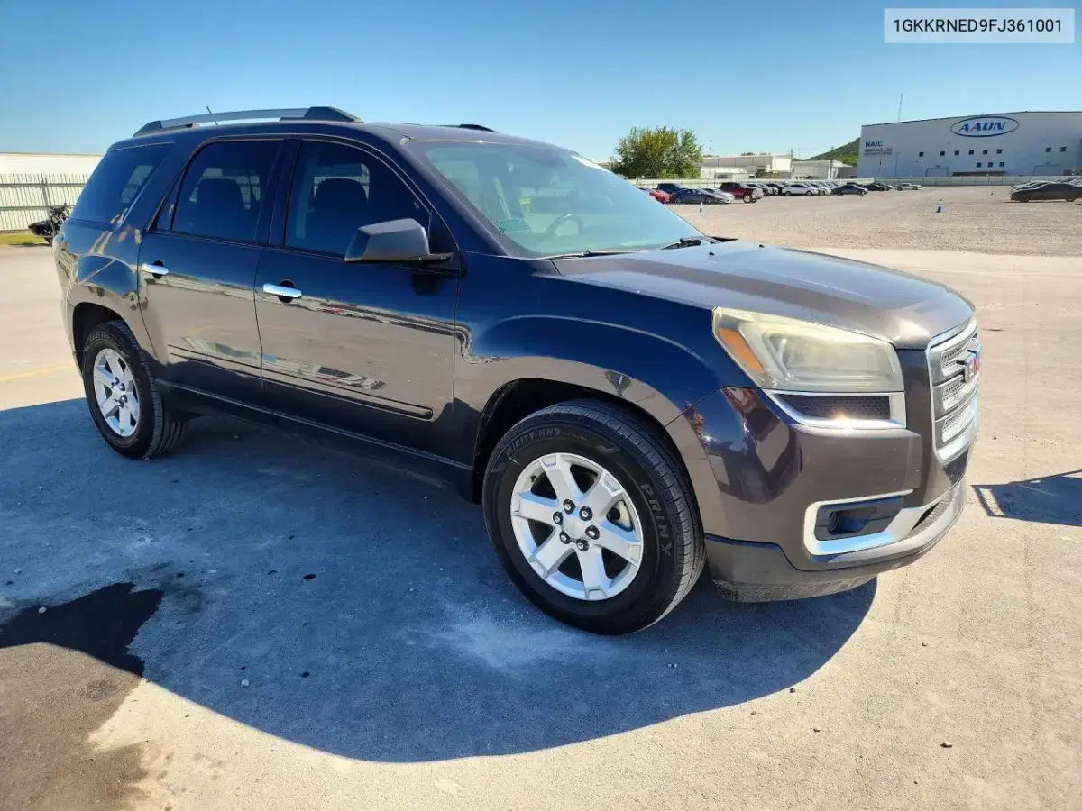 2015 GMC Acadia Sle VIN 1GKKRNED9FJ361001 фото 4
