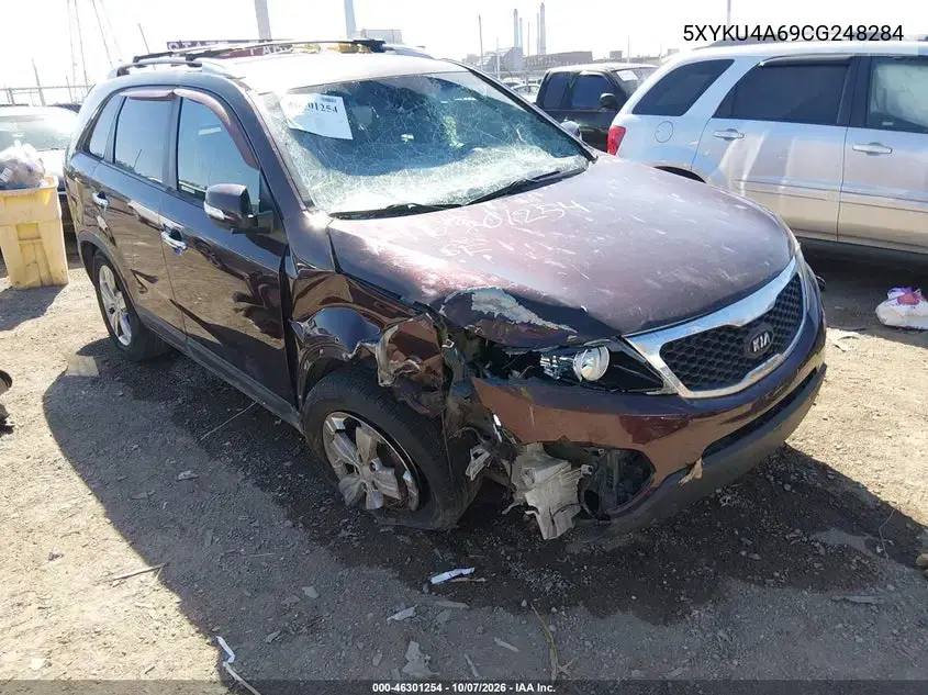 2012 Kia Sorento Ex VIN 5XYKU4A69CG248284 фото 2
