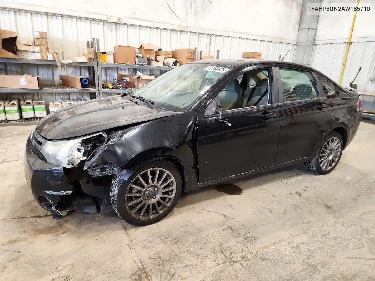 1FAHP3GN2AW185710 — 2010 Ford Focus, передняя часть, фото до ремонта