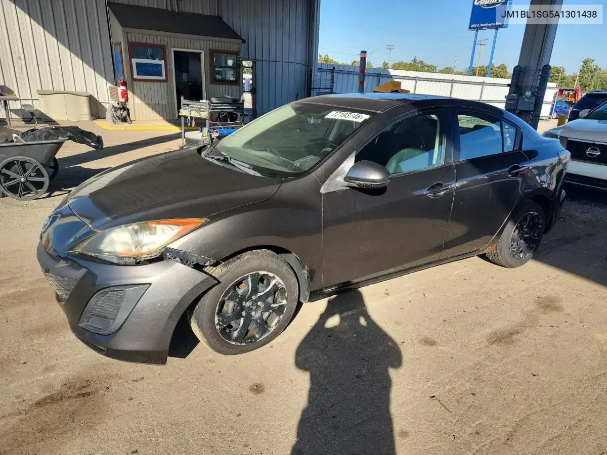 JM1BL1SG5A1301438 — 2010 Mazda 3, передняя часть, фото до ремонта