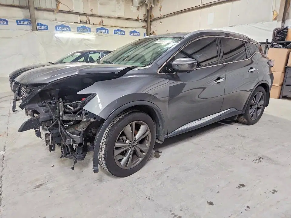 5N1AZ2MS5KN132545 — 2019 Nissan Murano, Передняя часть, фото до ремонта