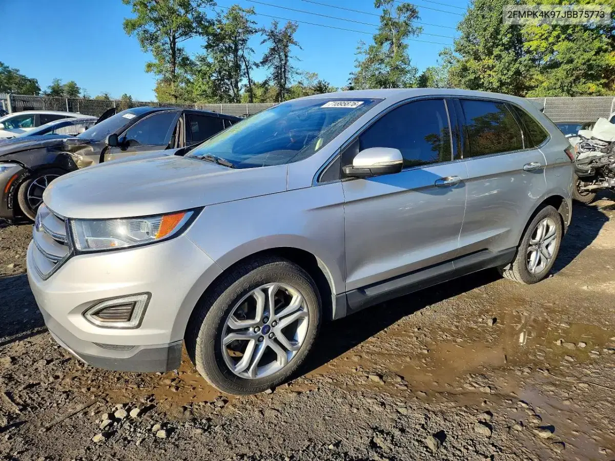 2FMPK4K97JBB75773 — 2018 Ford Edge, механические повреждения, фото до ремонта