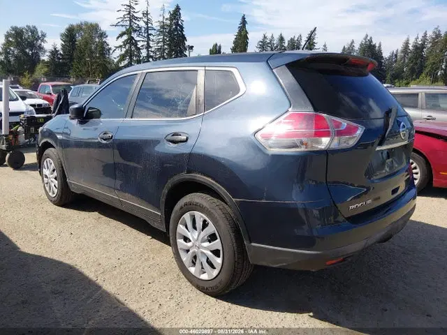 2016 Nissan Rogue S/sl/sv VIN KNMAT2MT9GP692725 фото 3