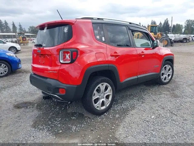 2016 Jeep Renegade Limited VIN ZACCJBDT3GPD98142 фото 4
