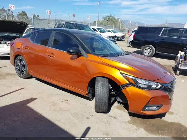 3N1AB8DV8NY236088 — 2022 Nissan Sentra SR Xtronic Cvt, Передняя часть справа (Right Front), фото до ремонта