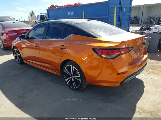 2022 Nissan Sentra Sr Xtronic Cvt VIN 3N1AB8DV8NY236088 фото 3