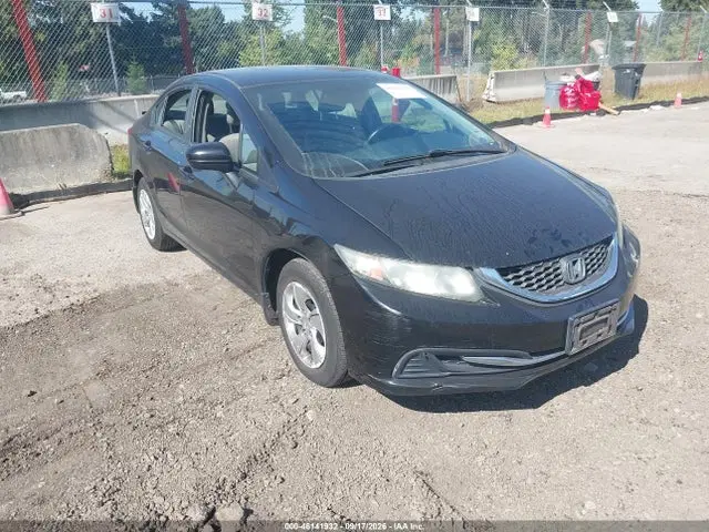 19XFB2F55EE238833 — 2014 Honda Civic LX, естественный износ, фото до ремонта
