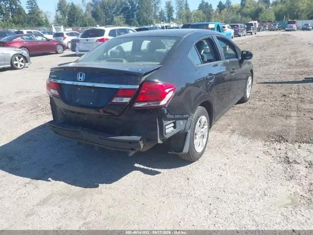2014 Honda Civic Lx VIN 19XFB2F55EE238833 фото 4