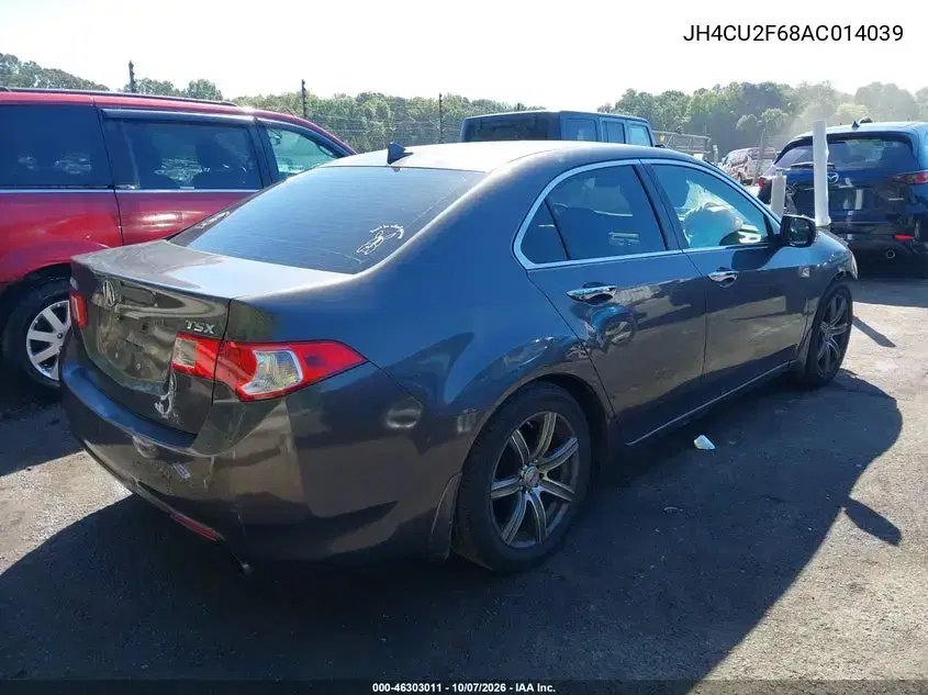 2010 Acura Tsx 2.4 VIN JH4CU2F68AC014039 фото 5