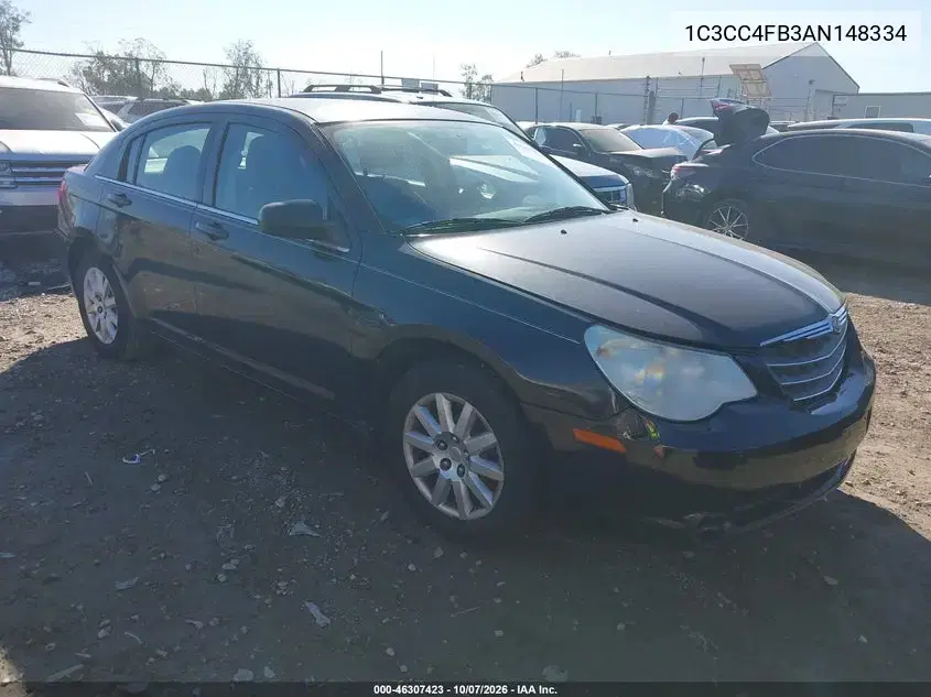1C3CC4FB3AN148334 — 2010 Chrysler Sebring, Передняя часть, фото до ремонта