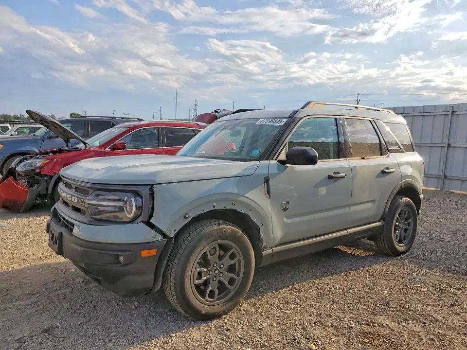 3FMCR9B65PRE20755 — 2023 Ford Bronco Sport, Передняя часть, фото до ремонта